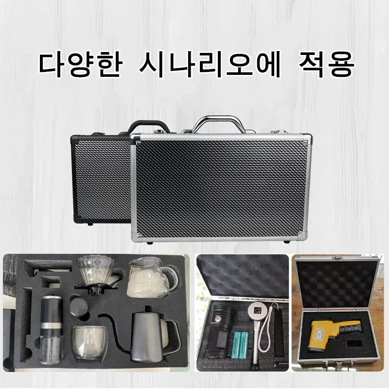 アルミ製ポータブルツールボックス 防水ハードケースバッグ ツールケース 安全器具 アルミケース 収納フォームツールボックス