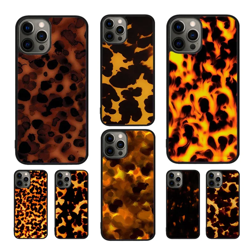 Tortoise Pattern Phone Case For iPhone 16 15 14 11 12 13 mini Pro  XR XS MAX Plus coque Cover Shell