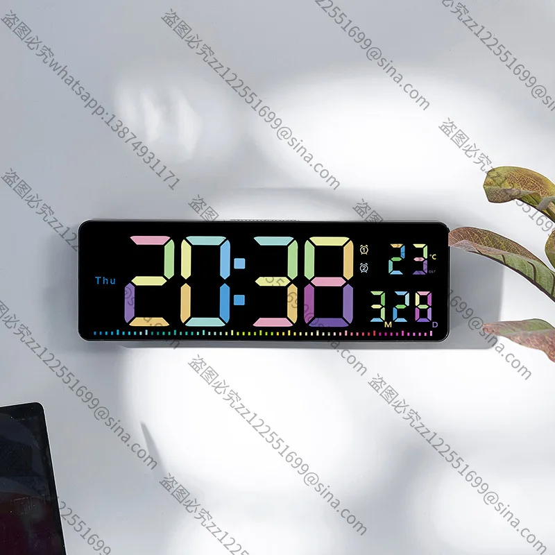 Suitable for SimpleColor Living Room Wall ClockGym StopwatchClock Multi-function ClockLarge Screen 6663