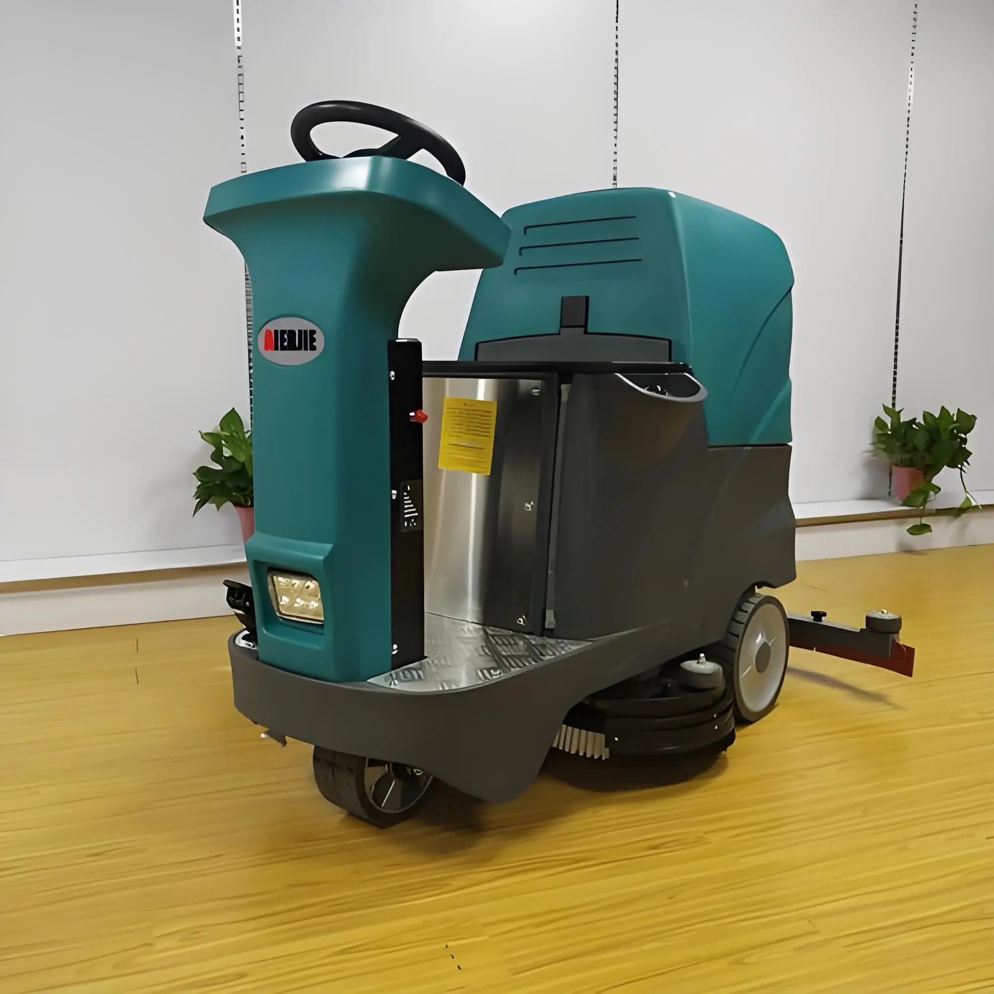 90L commercial fully automatic electric floor cleaning machine, floor washing machine, hot selling in China