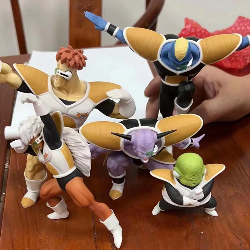 Amine Dragon Ball Ginyu Force Figures Jeice Guldo Recoom Burter Ginyu Action Figure PVC Collection Model Toys for Children Gifts