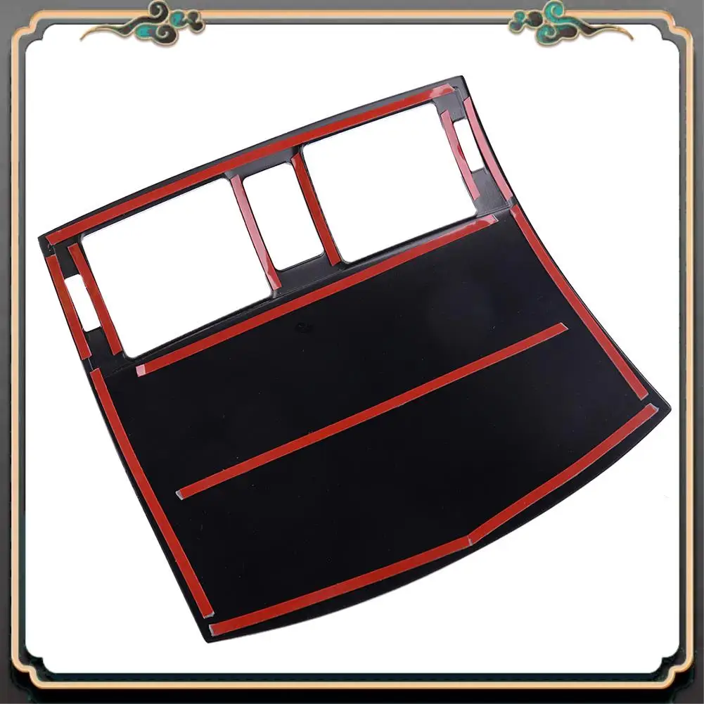 M45K-ألياف الكربون سيارة وحدة التحكم المركزية منفذ الهواء تنفيس غطاء الكسوة لتويوتا كورولا 2007 2008 2009 2010 2011 2012 2013 #4