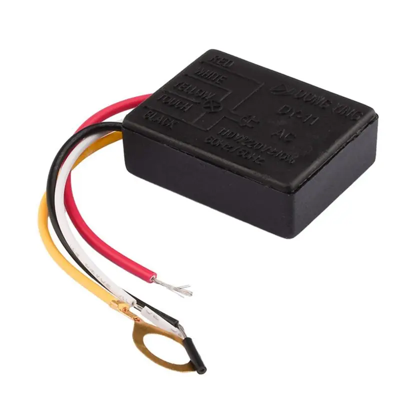 

Сенсорный выключатель A93Z AC 220V 3A для настольной лампы, сенсорная лампочка 15-85W, сенсорный переключатель