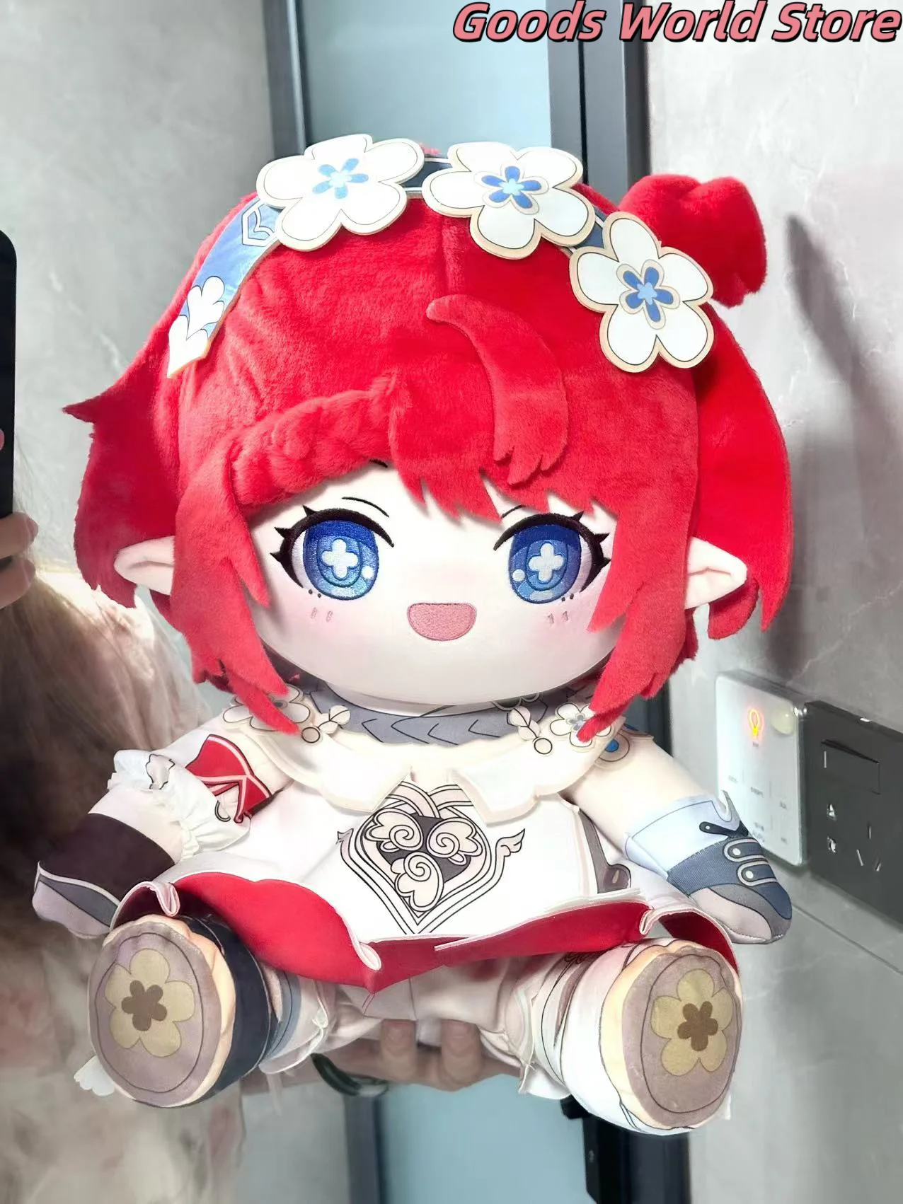 

In stock Tribios 40cm Pillow Sitting posture model ornament Game Honkai Star Rail Tribios Cosplay Costume Halloween Birthday Gif