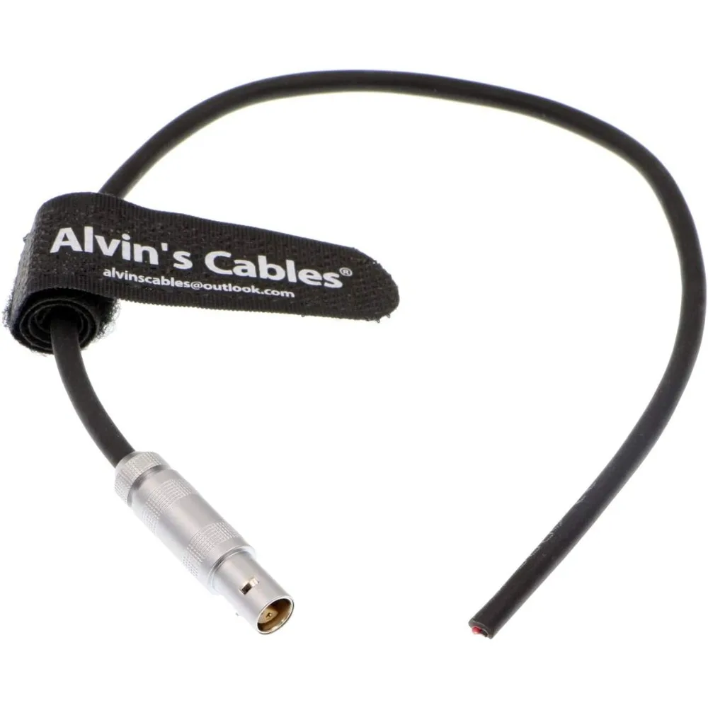 

Alvin's Cables FFA 0S 304 4 Pin Pig Tail Shield Power Cable for Z Cam E2 Camera 4 Pin to Open end Cord