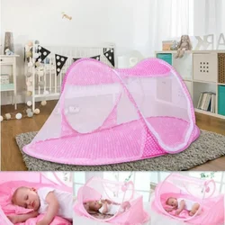 0-3Years Travel Portable Foldable Baby Netting Polyes Newborn Sleep Bed Baby Mosquito Nets Bed Netting No Installation Required