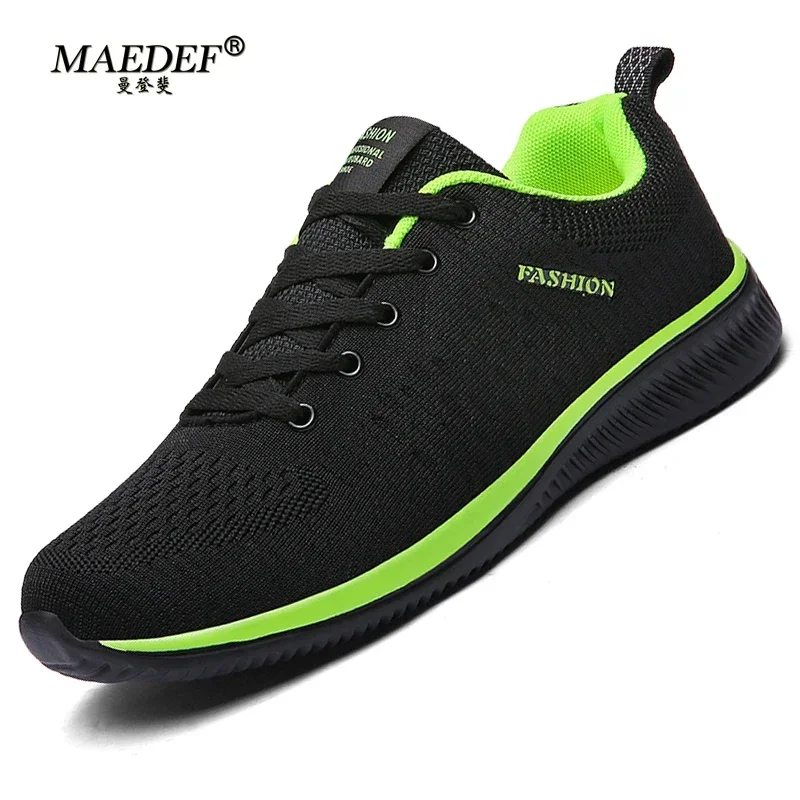 Zapatillas MAEDEF, zapatillas para correr para hombre, zapatillas deportivas ligeras, zapatos informales transpirables de malla clásica para mujer, zapatillas de deporte a la moda para parejas