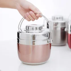 1200ML Thermos Food Container Stainless Steel Lunch box for hot food 2 Layer Portable  Insulated Bowl Insulation Bento Tableware