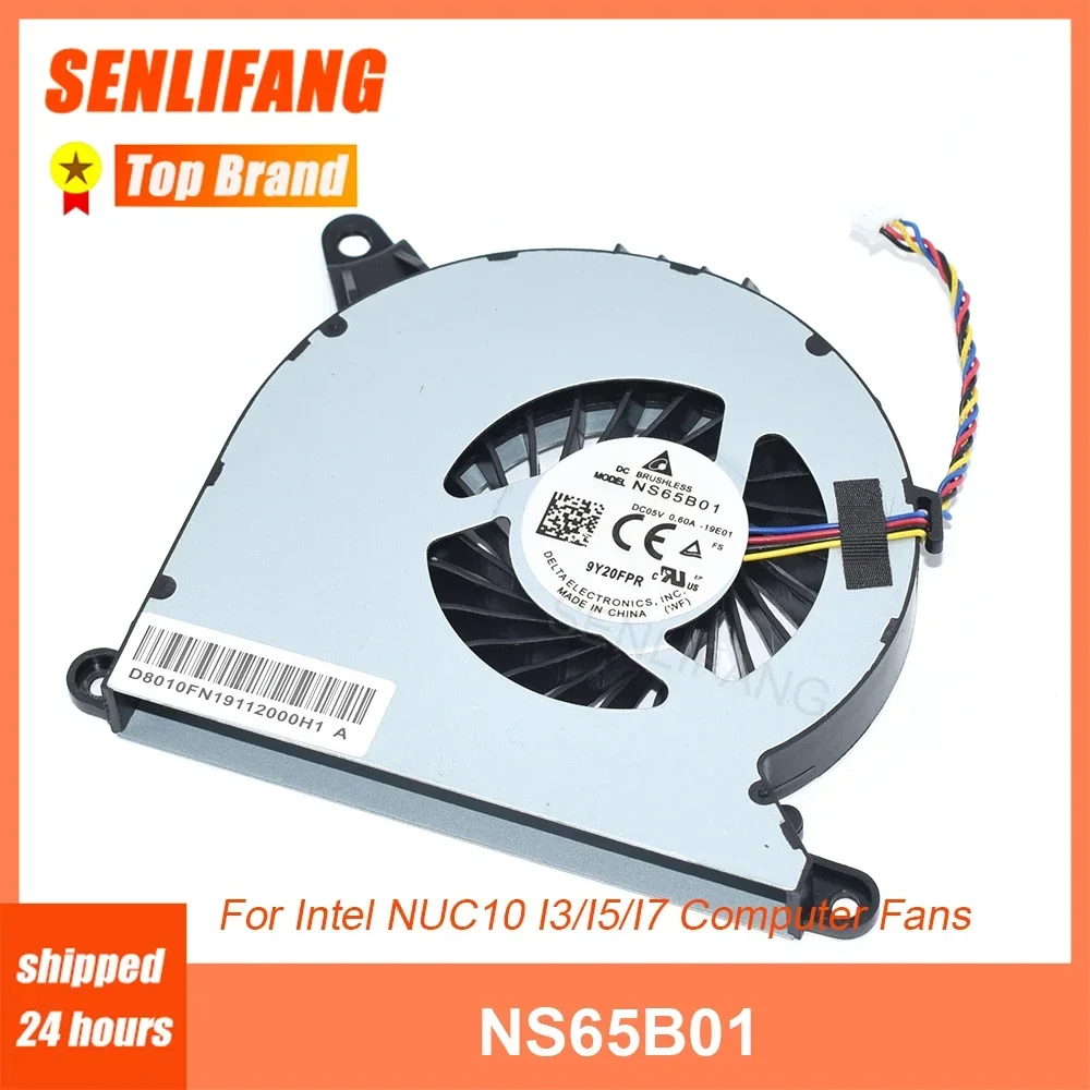 NS65B01 DC5V 0.60A Laptop Cooler For Intel NUC10i3FNH NUC10i5FNH NUC10i7FNH NUC10 4-Line CPU Cooling Fan