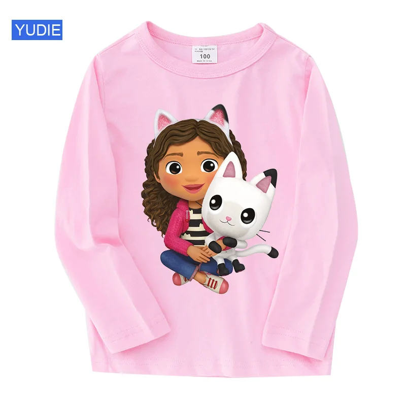 

Kids Tshirts for Girls Long Sleeve Children T-shirt Girls Autumn Clothes Clothing T Shirt 4 6 Years Student Girl Fashion T-Shirt