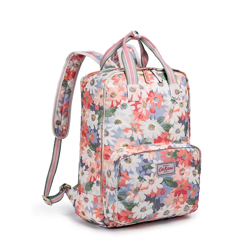 Cath Kidston-Mochila Multifuncional Impermeável Snoopy, Mochila Grande Capacidade, Estudante, 40x12x30cm