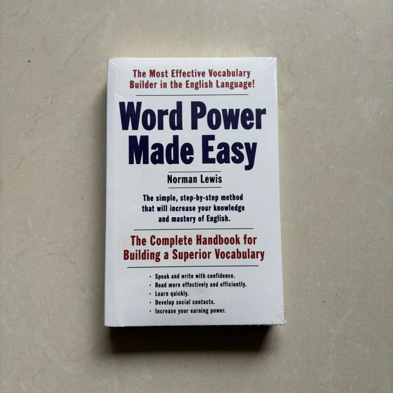 Word Power Made Easy English Book Vocabulary Encyclopedia Reference Book student English Learning Tool Book learning vocabulary