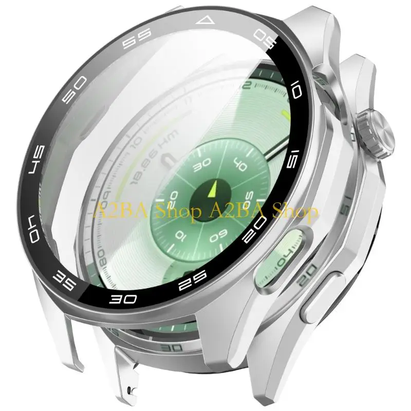 A2BA Smartwatch Cover Watch Housing Case Screen Protector Film for Watch GT6 46MM