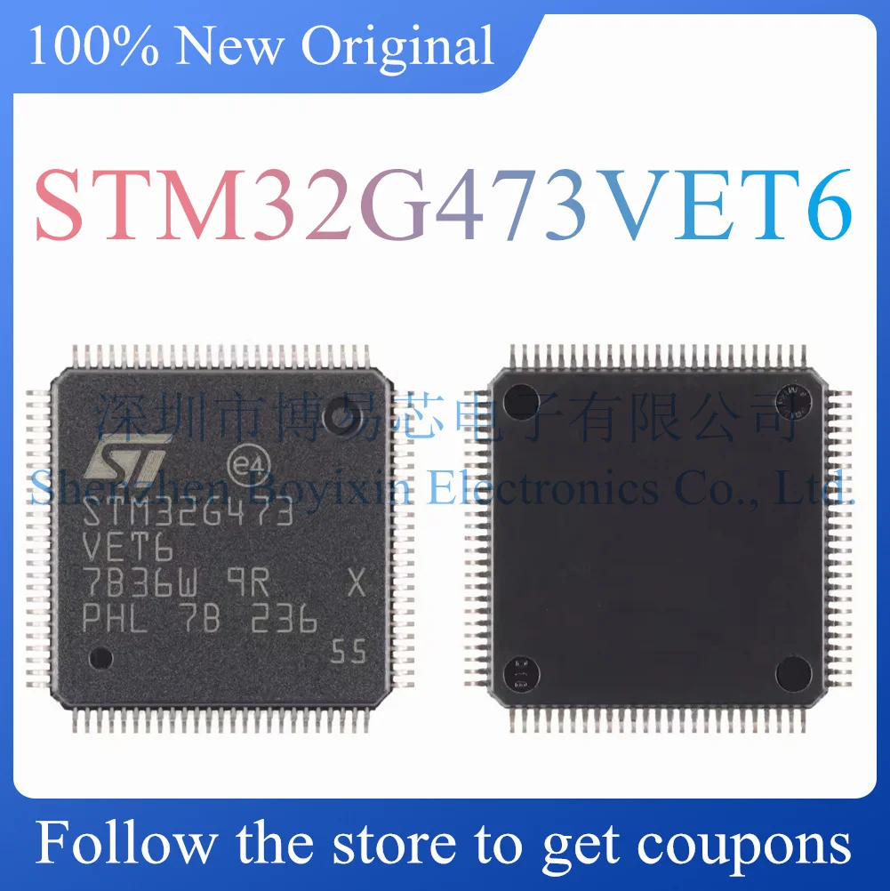 

NEW STM32G473VET6.Original and genuine microprocessor. Package LQFP-100