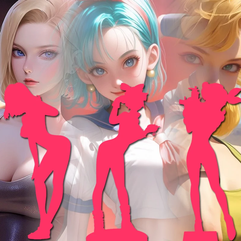 

Premium Custom Handmade Figurine GLITTER＆GLAMOURS Dragon Ball Girls ANDROID 18 Videl Lunch Bulma Makaizou R18 Original Figures