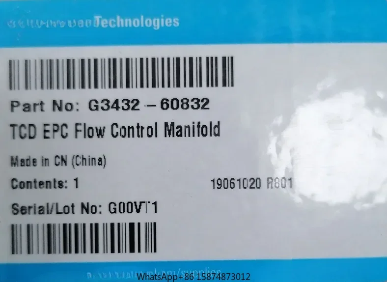 For Agilent EPC G3432-60832 TCP EPC Flow Control Manifold 7890 TCD Detector EPC, Brand New