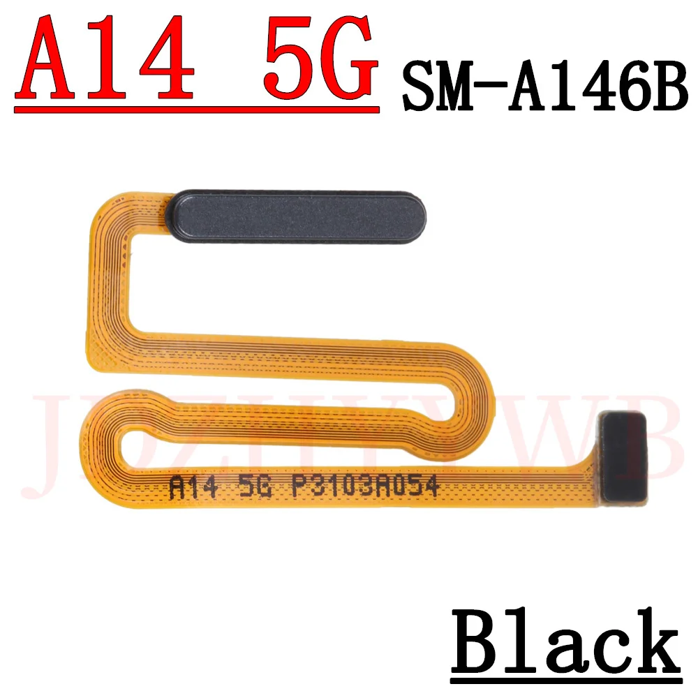 

Home Return Key Menu Button With Side Power Fingerprint Sensor Flex Cable For Samsung Galaxy A14 5G A146B A146P