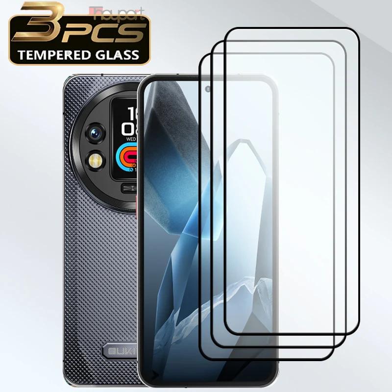 3Pcs For Oukitel WP200 Pro Smartphone Screen Glass 9H Anti-Scratch Tempered glass Full cover