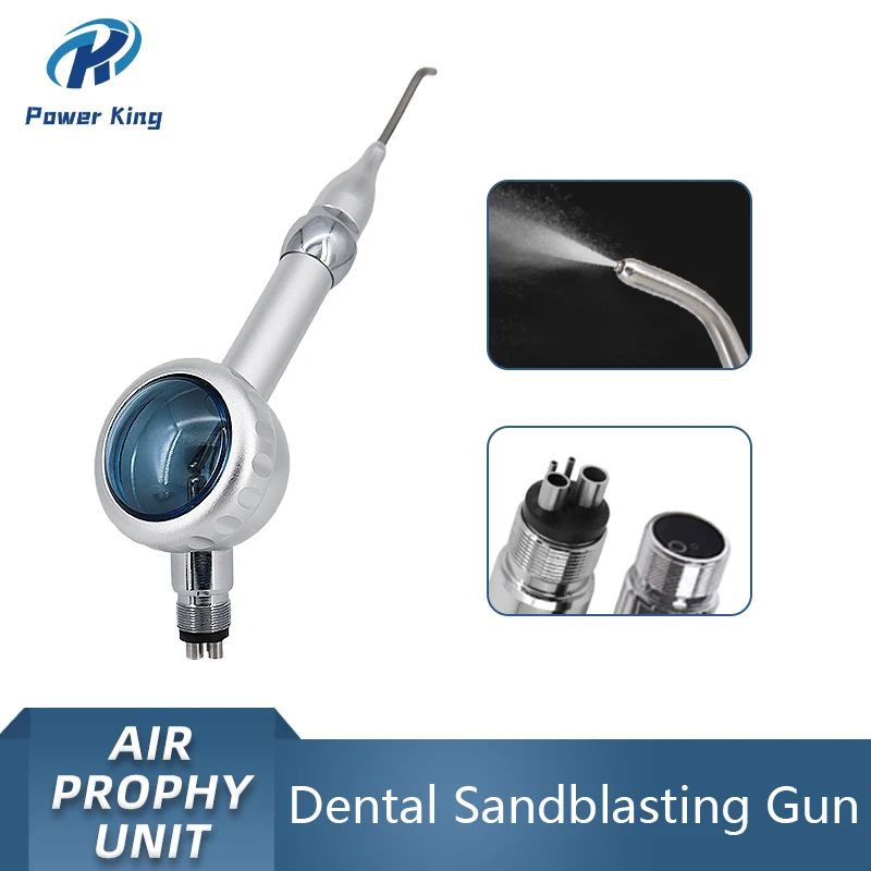 Dental Sandblasting Gun 4Hole / 2Hole Polishing Jet Anti Suction Sterilized Dentistry Tools Teeth Cleaning Dentist Machine