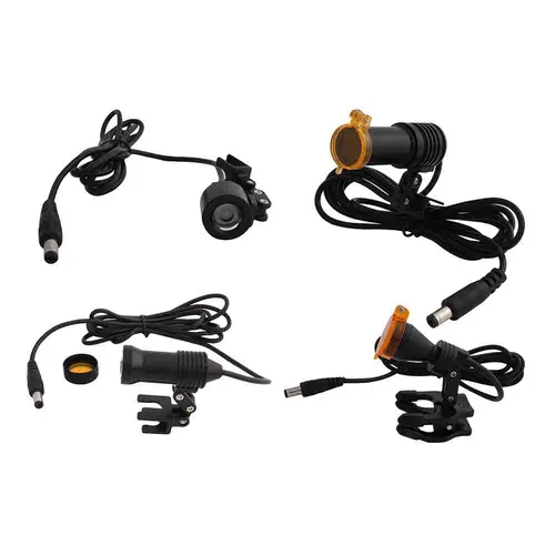 Faro Dental de 3W y 5W con cable para lupas dentales, lupa médica de laboratorio, Binocular de aumento