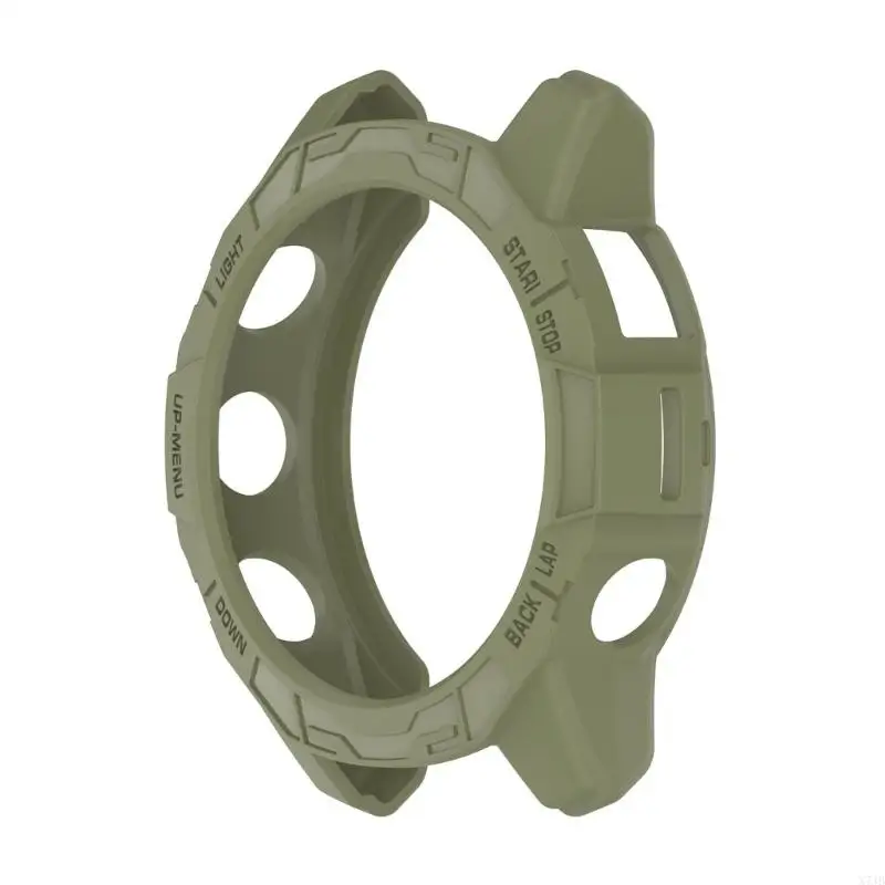 X7JB Sleek Silicone Case Watch Rrotective Case Medio Portector para Garminpix 47 mm