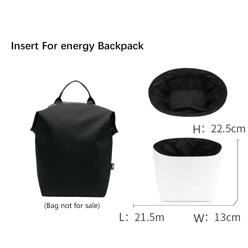 EverToner Inner Bags Insert For Long-champ energy backpack Insert Makeup Handbag Organizer Travel Purse Portable Cosmetic Bags