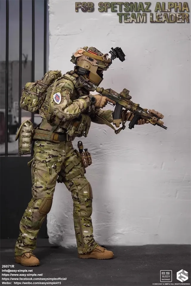 Esay Simple ES 26071R 1/6 Male Soldier Russian FSB Alpha Full Set