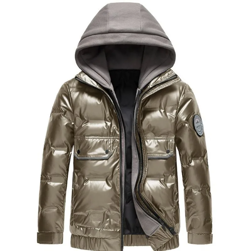 Good-looking Outcoat High-end Fashionable Warm Jacket Down Jacket New Winter Hooded No-wash Trendy Men\'s Outerwear Men’s Wear
