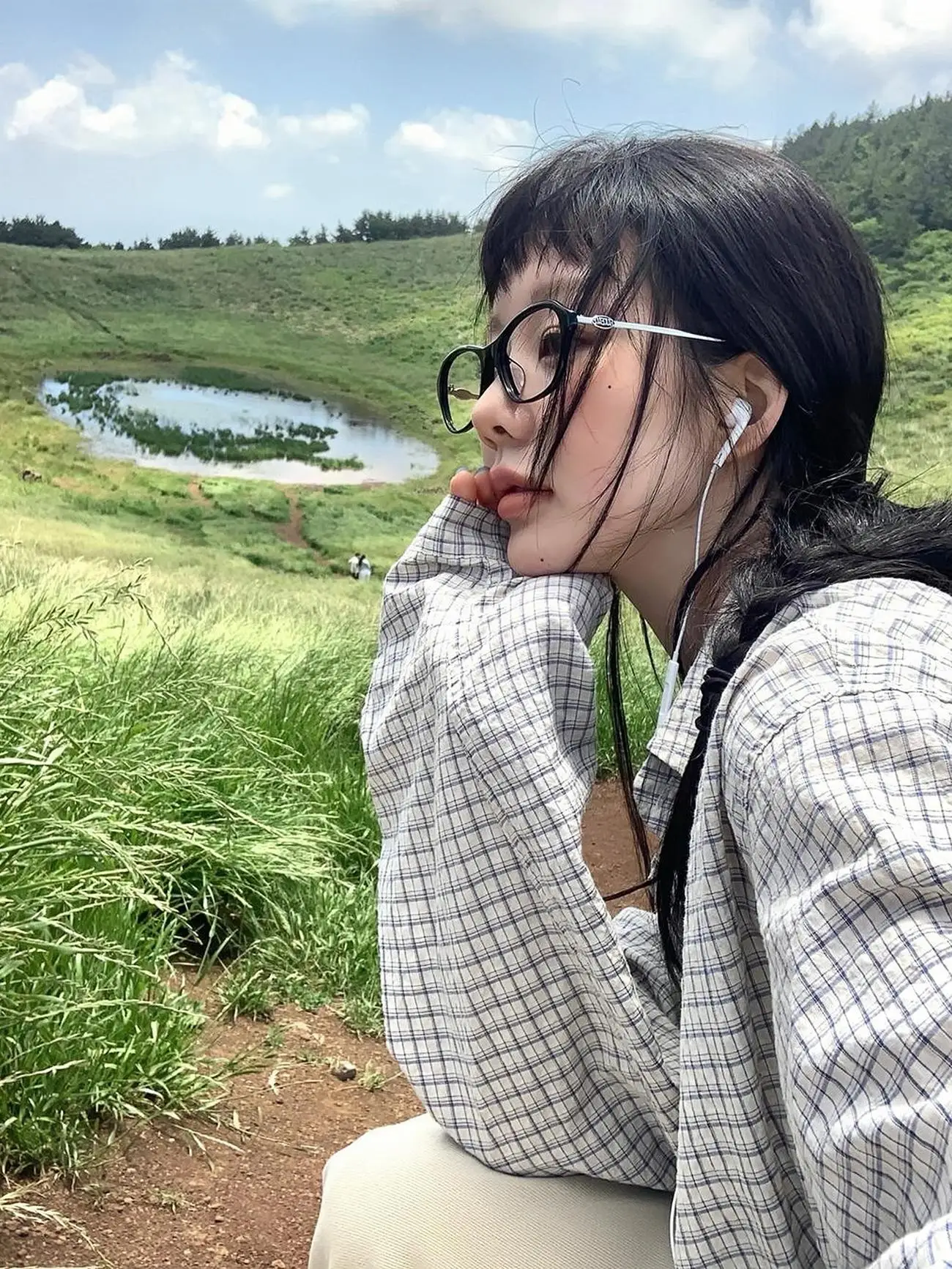 زهر الكرز مادو ريترو مينوري Ins Sle مطوي منقوشة طويلة Sves irt للنساء كسول وفضفاض أبلى