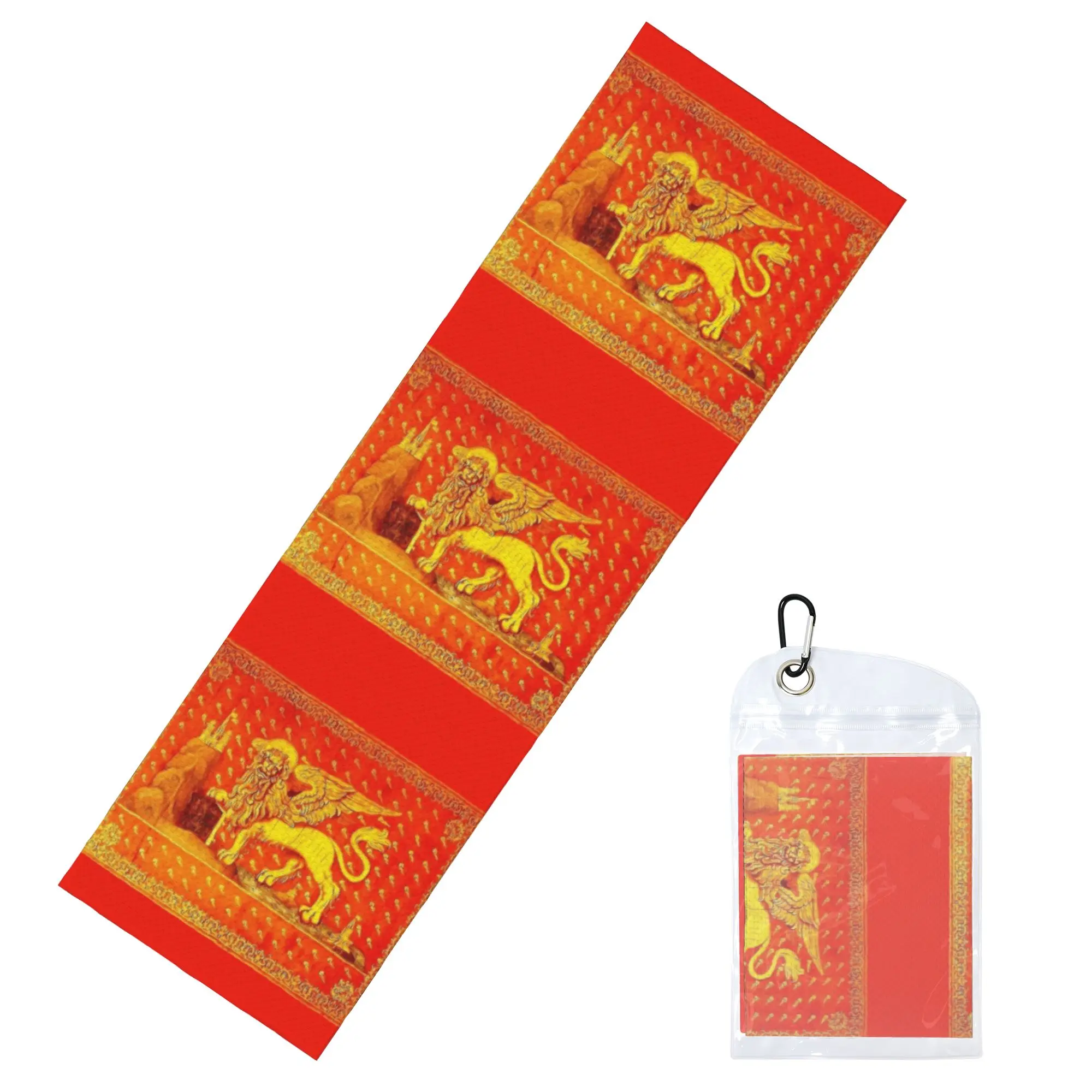 Venice Veneto Flag Towel Quick Drying Lion of Saint Mark Super Soft For Training Towels