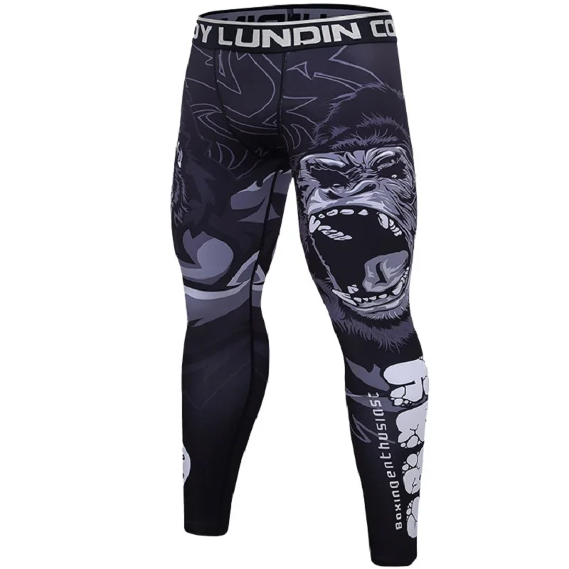 

Cody Lundin Guangzhou Men Fitness Compression Workout Leggings 3d Print Animal Fashion Running MMA Jiu Jitsu Boxing Sweat Pants