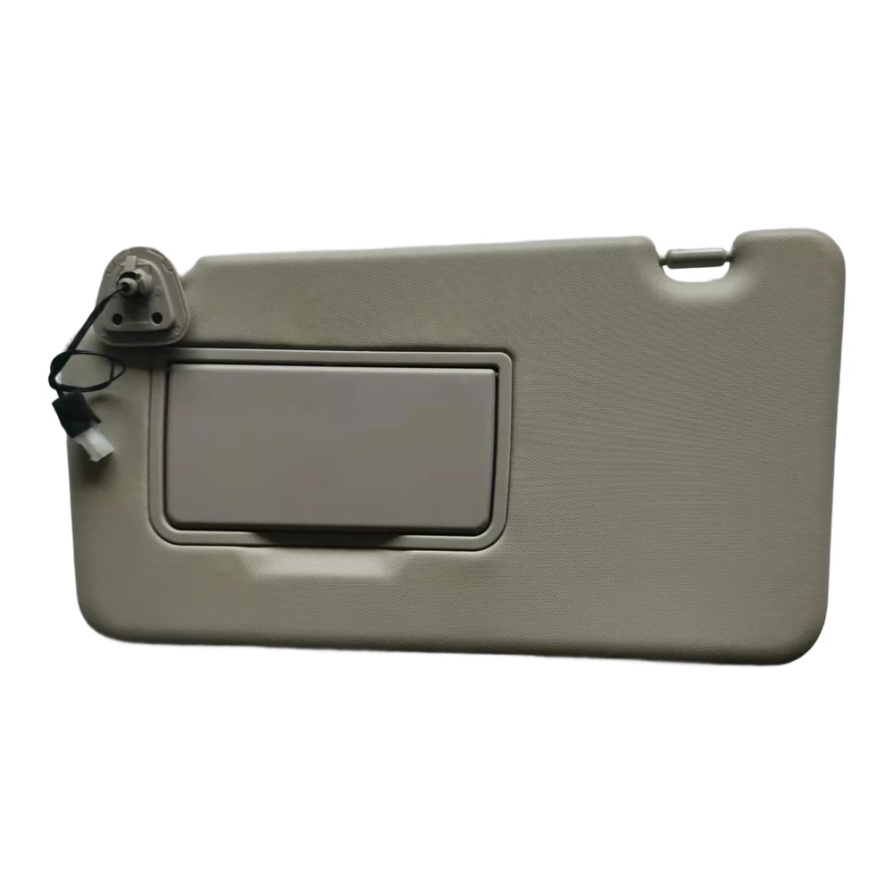 Replacement Car Sun Visor for renault Koleos 2009-2016 Dual for Light Mirror Grey ABS 40.7 cm x 22 cm x 5.5 cm