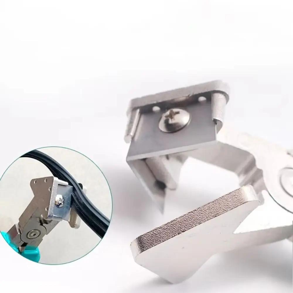 90° Right Angle Right Angle Wire Duct Plier V-Shape Design Alloy Steel Angle V Mouth Cutting Plier Industrial Grade Pliers