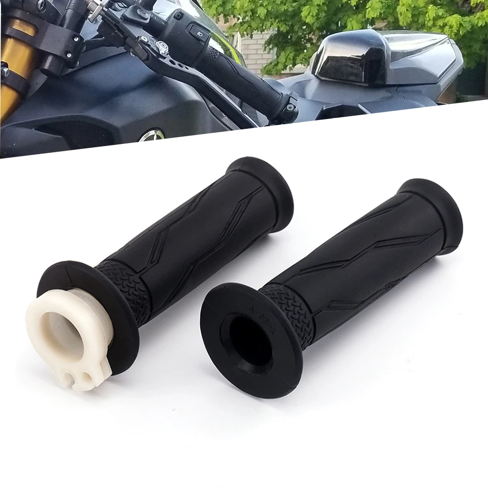 

For YAMAHA TMAX530 TMAX500 YZF R15 R1 R25 R3 R6 MT09 Motorcycle Handlebar Grip Cover OEM Rubber Handle Grip Throttle Handlebar