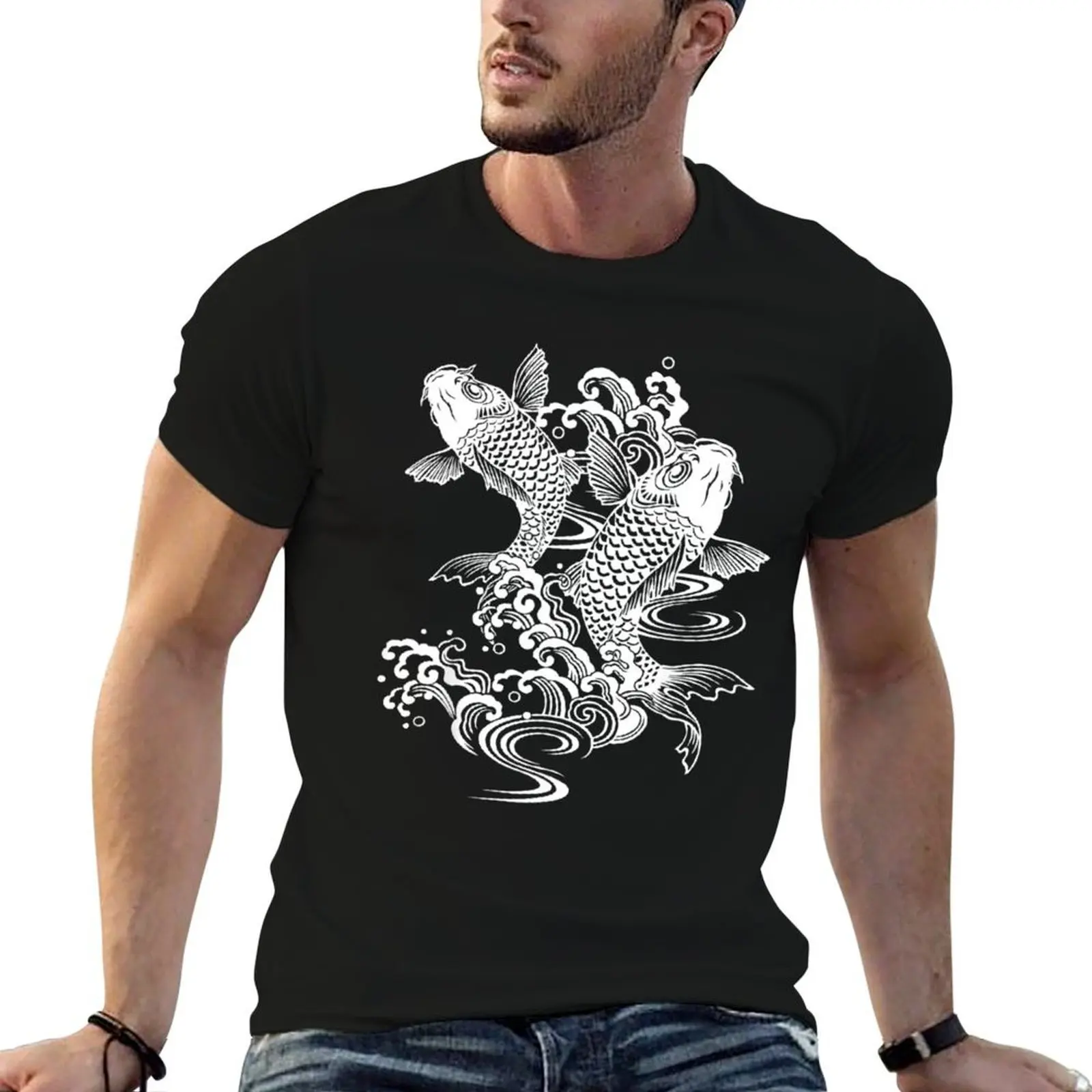 

Koi Fish - Love Koi Fish T-Shirt printed t shirts for man man t shirts graphic T-Shirt