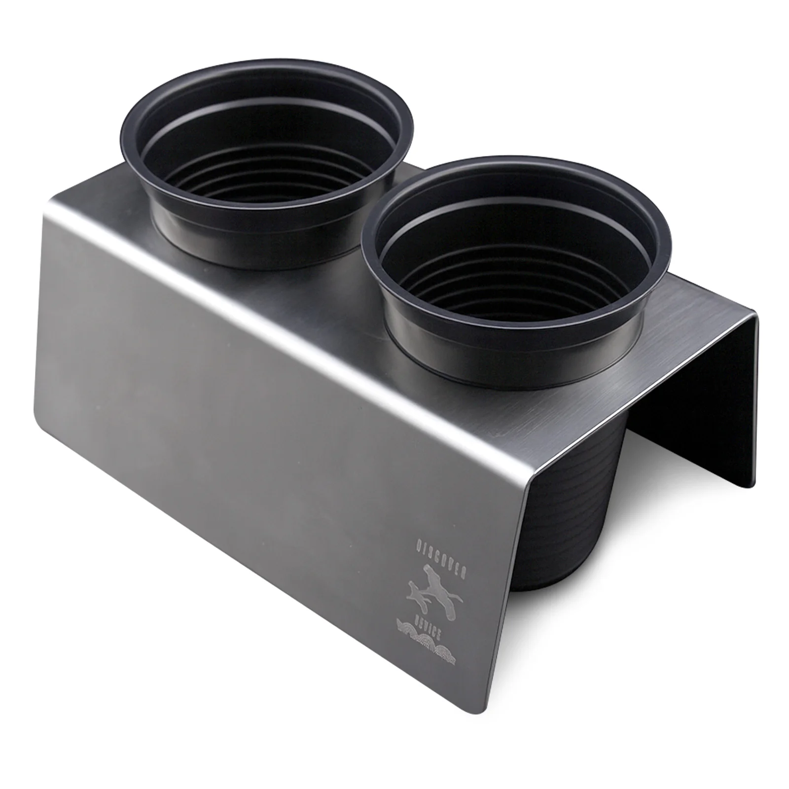 

Double Stainless Steel Tattoo Rinse Cup Holder, Wash Cup Stand for Professional Tattoo Artist Fit Standard Disposable Cup