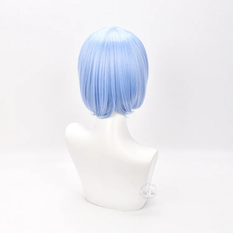 Re:ZERO - Życie w innym świecie Peruki Cosplay Rem Niebieskie Krótkie Włosy Kobiety Halloween Party Przebranie Akcesoria Kostiumowe