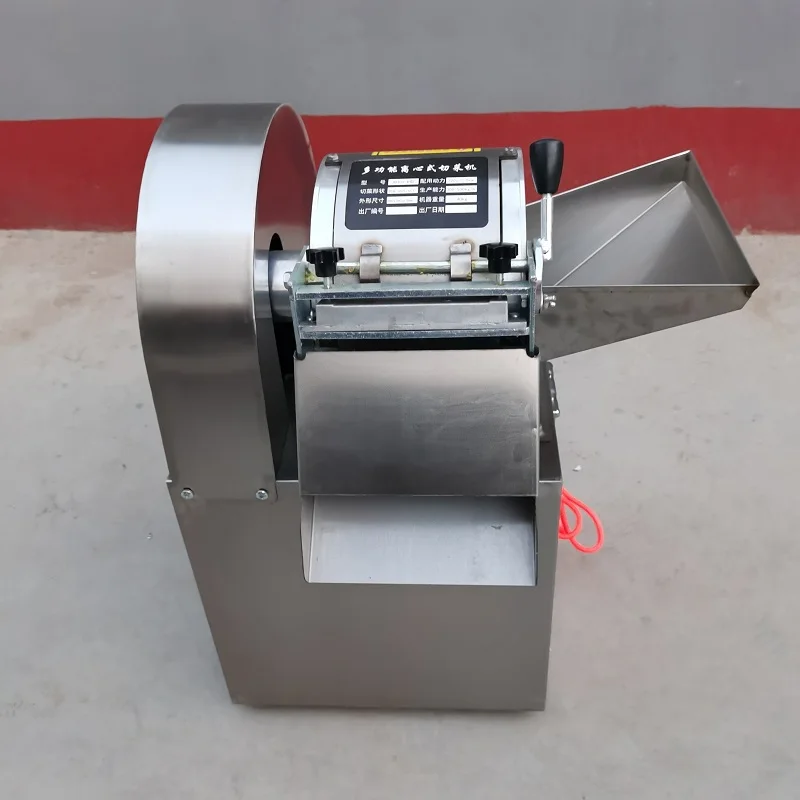 

Vegetable Cutter Machine Stainless Steel Ginger Dicing Machine Electric Food Shredder Slicer Dicer 220V