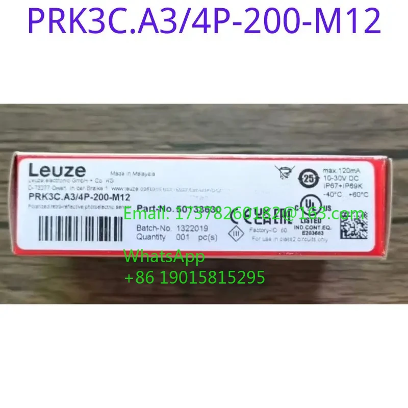 

Brand new original sensor PRK3C A3/4P-200-M12 PRK3C.A3 4P-200-M12 PRK3C.A3-4P-200-M12 Fast Shipping