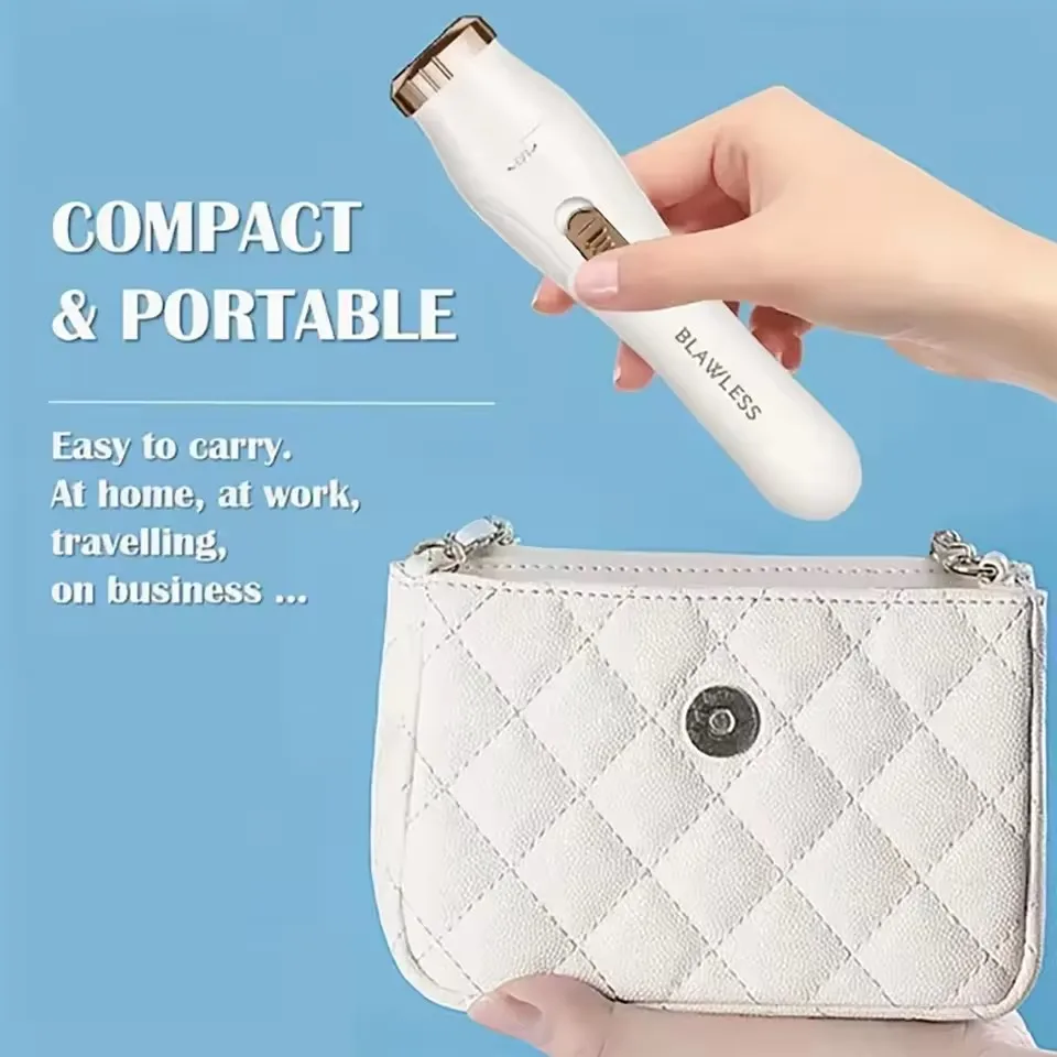 1pc 3-in-1 Hair Removal Device with Interchangeable Heads Versatile, Efficient, and User-Friendly Grooming Solution for Smooth