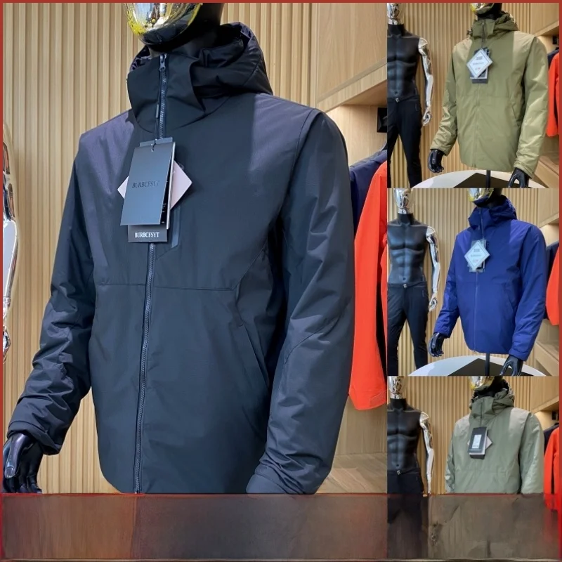 

New Winter Men's Outdoor Workwear Cotton Jaet Windproof Water Resistant Mountain Series Faionable Stand Fit Zipper Clo...