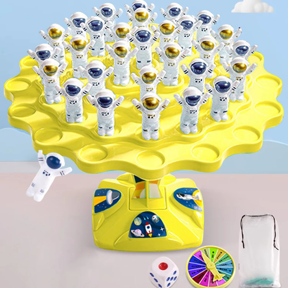 Astronaut Balance Games Parent-Child Interaction Balance Match Game Decompression Educational Balance Tree Toys for Kids
