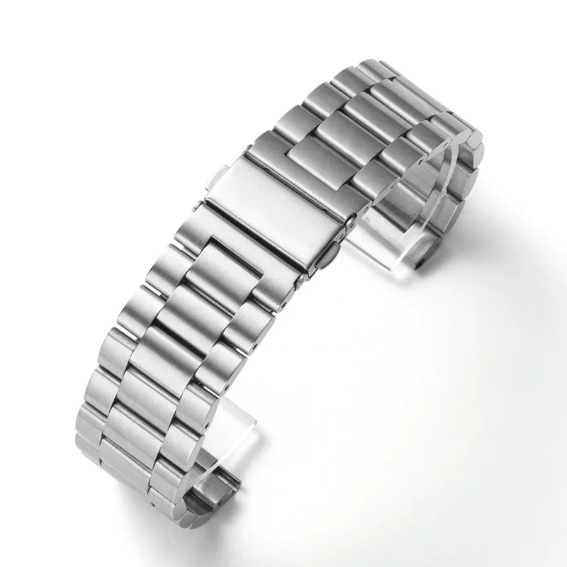 18mm Watch Band Stainless Steel Watch Strap Replacement For Smartwatch Quick Release Traditional Watch for Samsung Galaxy