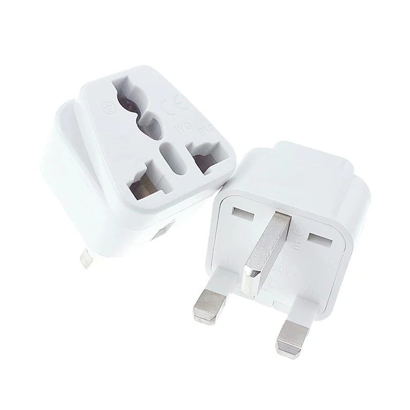 محول قابس السفر من النوع G UK/Malaysia/Singapore - محول مقبس الطاقة العالمي 13A باللون الأبيض/الأسود (الولايات المتحدة/الاتحاد الأوروبي/الاتحاد الأفريقي/CN إلى المملكة المتحدة) #4