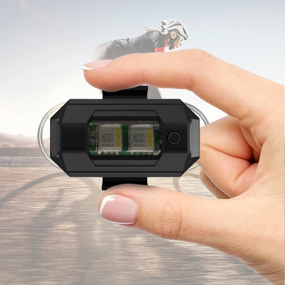 Universal Waterproof 7-Color LED Bicycle Taillight Drone Light Cycling Equipment