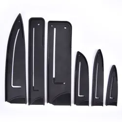Knife Scabbard Black Plastic Knife Cover Kitchen Knife Sheath Protective Fruit Knife Acessórios Para Cozinha Universal Cover