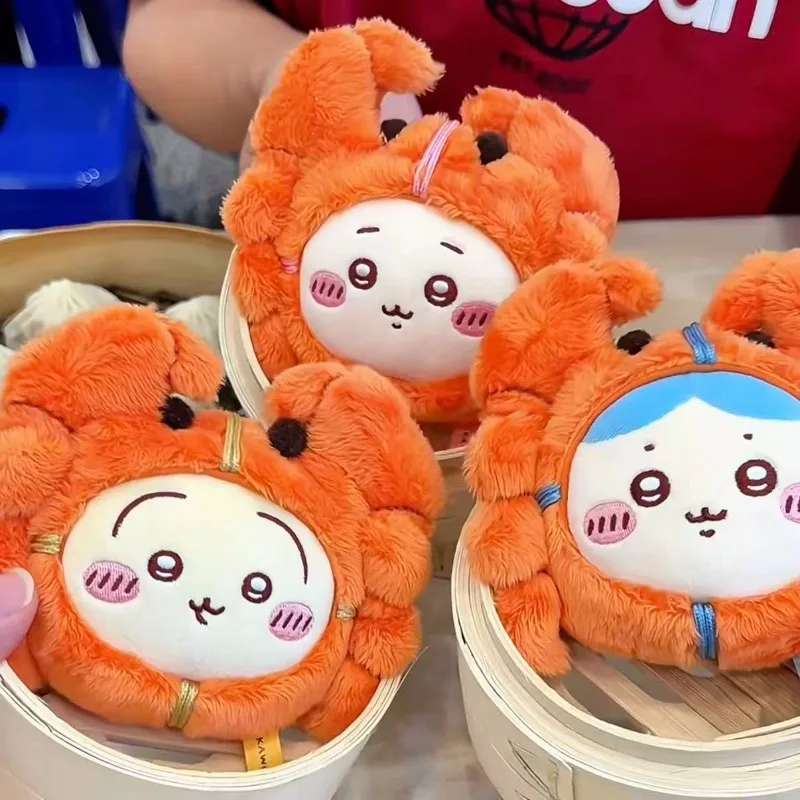 

Новая плюшевая игрушка-подвеска Chiikawa Hachiware Usagi Kawaii в стиле аниме, лимитированная серия, модный креативный дизайн, плюшевый краб, ощущение роскоши