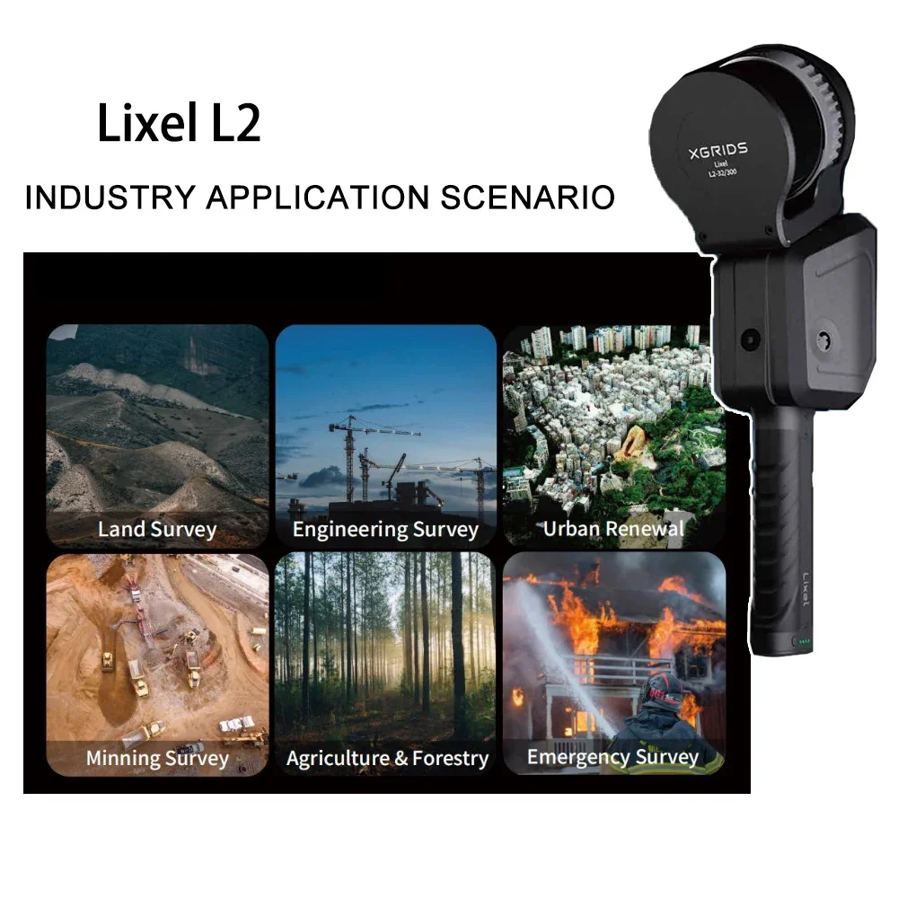 Quality Lixel L2 3D Laser Scanner Handheld SLAM Easily Obtains Laser Scanner With A Scan Rate of 320,000pts/s