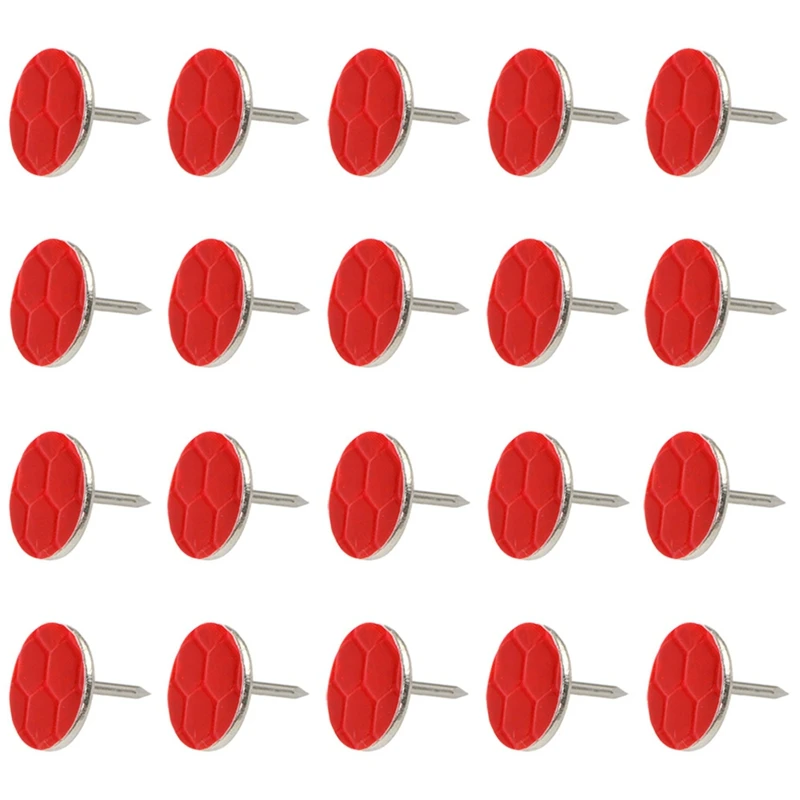 

ABZY-Reflective Tacks Trail Marking Tacks Reflective Trail Tacks Glow Tacks Reflective Trail Markers Reflective Thumb Tacks