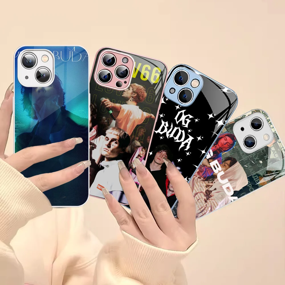 

Og buda russia rapper Phone Case For iPhone 15 13 12 Mini 11 Pro XS Max X XR 14 Plus Tempered Glass Cover